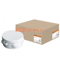 Распаячная коробка ОП D85х40мм, крышка, IP54, 4вх. TDM SQ1401-0102 TDM Electric