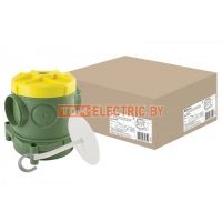 Установочная коробка СП 82х80х90,5мм, крюк для люстры, гайка, для заливки в бетон, TDM SQ1402-9002 TDM Electric