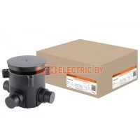 Коробка установочная СП D70х72мм, 4 ввода, черная, для заливки в бетон, IP44 TDM SQ1402-9502 TDM Electric