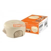 Коробка распаячная фарфоровая D7,8х4,5см «ЭКО» сосна TDM SQ2802-0012 TDM Electric