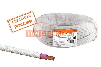 Провод термостойкий РКГМ 1,0 мм² (50м) TDM SQ0122-0016 TDM Electric