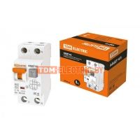 АВДТ 63 2Р(1Р+N) C16 30мА 6кА тип А - Автоматический Выключатель Дифференциального тока TDM SQ0202-0002 TDM Electric