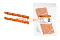 Маркер наборный - символ "3" оранжевый 4 мм2 (100 шт.) TDM  TDM Electric