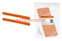 Маркер наборный - символ "3" оранжевый 6 мм2 (100 шт.) TDM  TDM Electric