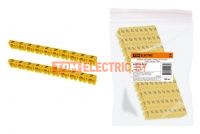 Маркер наборный - символ  N  желтый 6 мм2 (100 шт.) TDM SQ0534-0056 TDM Electric