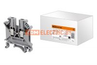 Зажим наборный ЗНН-1,5мм2 17,5А серый (Ph-C UK-1,5N) TDM SQ0803-1100.  TDM Electric