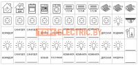 Комплект пиктограмм для маркировки щитков  Базовый  TDM SQ0817-0079 TDM Electric