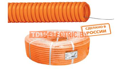 Трубы гофрированные из ПНД оранжевые TDM ELECTRIC
