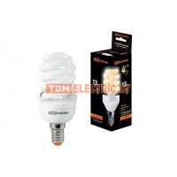 Лампа энергосберегающая КЛЛ-FSТ2-13 Вт-2700 К–Е14 (42х98 мм) TDM  TDM Electric