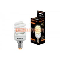 Лампа энергосберегающая КЛЛ-FSТ2-13 Вт-2700 К–Е14 КОМПАКТ (41х95 мм) TDM SQ0323-0178 TDM Electric