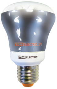 Лампа энергосберегающая КЛЛ- R80-11 Вт-4200К–Е27 TDM.  TDM Electric