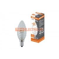Лампа накаливания  Витая свеча  матовая 40 Вт-230 В-Е14 TDM  SQ0332-0021 TDM Electric