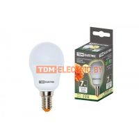 Лампа светодиодная FG45-7 Вт-230 В-3000 К–E14 TDM SQ0340-0177 TDM Electric