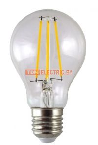 Лампа светодиодная  Филамент  А60-8 Вт-230 В-4000 К–E27 TDM SQ0340-0253. TDM Electric
