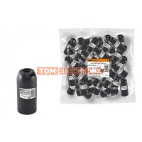 Патрон Е14 подвесной, термостойкий пластик, черный, TDM SQ0335-0053 TDM Electric