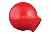 Рассеиватель РПА 85-150 шар-пластик (красный) TDM.  TDM Electric