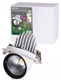 Светильник встраиваемый поворотный  Акцент-1  LED DSL-01-040-WW 40 Вт, 24°, 3000 К, 90 Ra, IP40, TDM SQ0369-0402.  TDM Electric