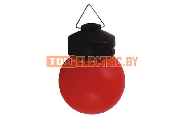 Светильник НСП 03-60-027 У1 (шар пластик красный) IP44 TDM-SQ0310-0006