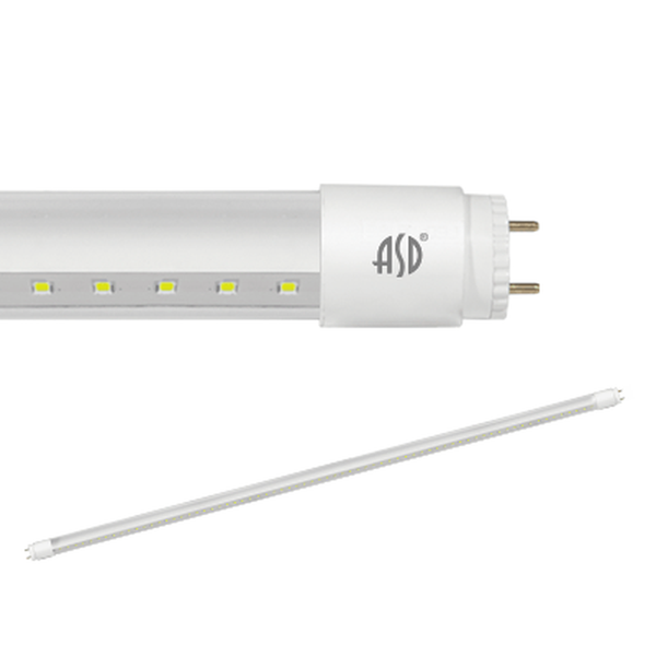 Лампа сд LED-T8-П-std 20Вт 230В G13 6500К 1620Лм 1200мм прозрачная ASD