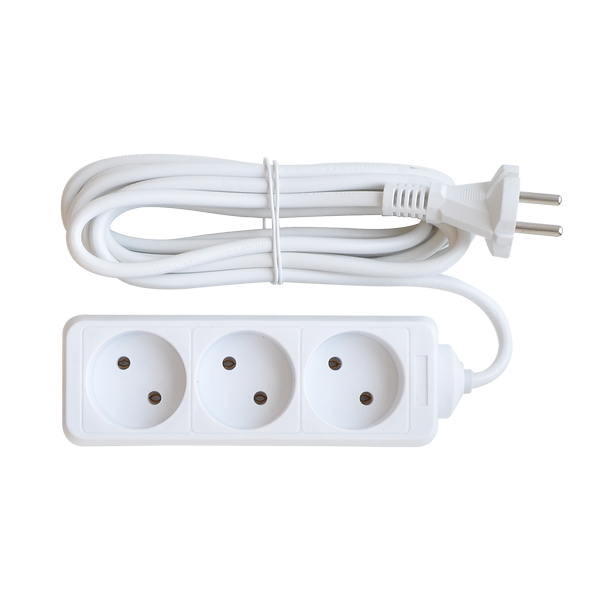 Удлинитель 3N-3-SMART трехместный 6А 3м 8233 IN HOME