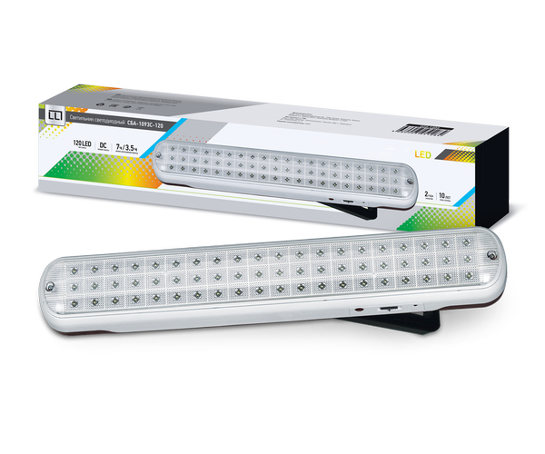 Светильник сд ав СБА 1093С 120LED Li-ion DC LLT