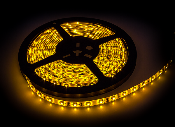 Лента сд LS 35Y-60/65 60LED 4.8Вт/м 12В IP65 желтая LLT