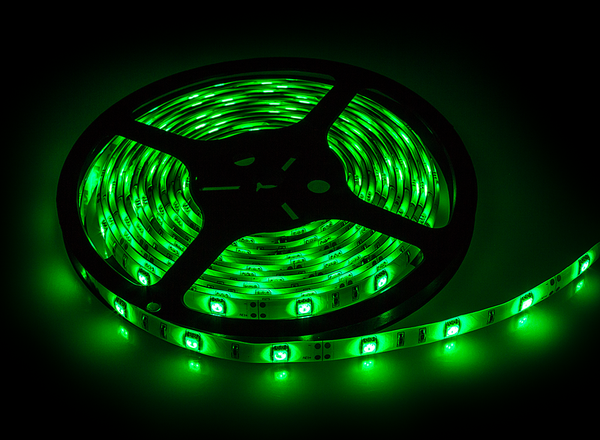 Лента сд LS 50G-30/65 30LED 7.2Вт/м 12В IP65 зеленая LLT