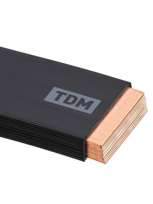Шина медная гибкая изолированная ШМГ 12х(120х1), 2м, TDM SQ0841-0022.