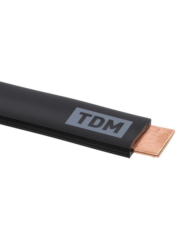 Шина медная гибкая изолированная ШМГ 2х(20х1), 2м, TDM SQ0841-0002.