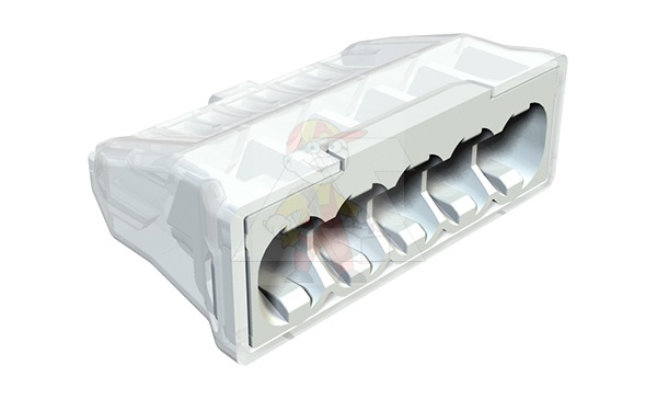 Клемма пружинная 5х2,5кв.мм 61 525 LGR (2273-205) ОВО