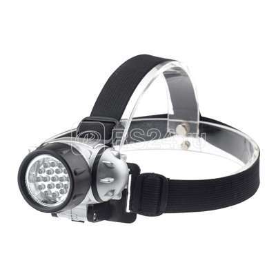 Фонарь налобный HL 06M 19LED 3ААА 4 реж МЕТАЛЛИК IN HOME