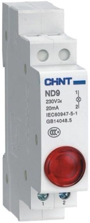 Индикатор ND9-1/r красный, AC/DC230В (LED) (R)-594113
