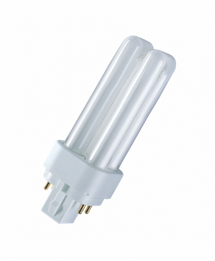 Лампа люминесцентная компактная DULUX D 18Вт/840 G24d-2 OSRAM
