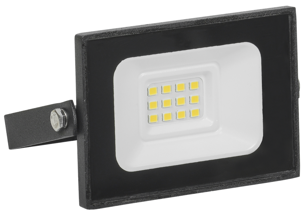 Прожектор светодиодный 10Вт 600лм 6500К IP65 черн. (TKL) TOKOV ELECTRIC-TKL-FL/LED-10-6.5K-IP65