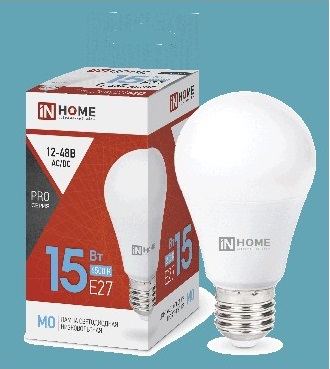 Лампа светодиодная низковольтная LED-MO-PRO 15Вт грушевидная 4000К нейтр. бел. E27 1200лм 12-48В