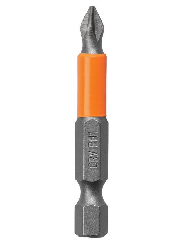 Набор бит PH1x50, односторонних, сталь CrV, Е 1/4″, 10 шт., «Гранит» TDM