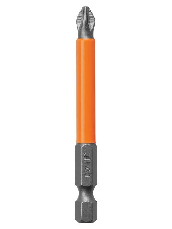 Набор бит PH2x70, односторонних, сталь CrV, Е 1/4″, 10 шт., «Гранит» TDM