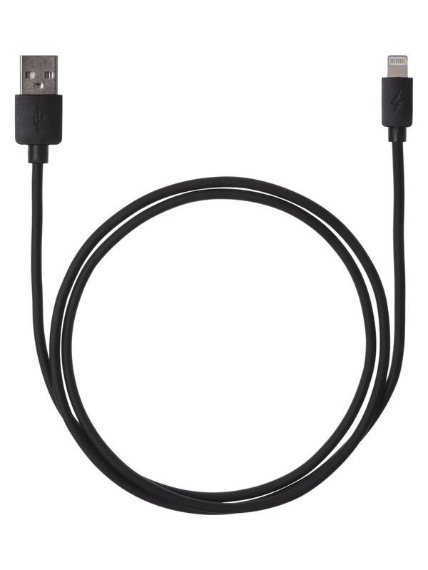 Дата-кабель, ДК 3, USB — Lightning, 1 м, черный, TDM — изображение 2