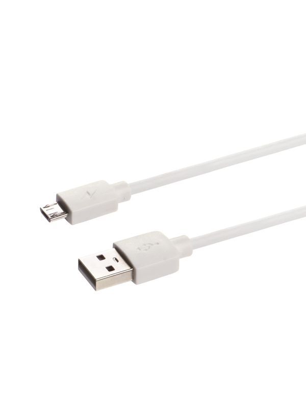 Дата-кабель, ДК 4, USB — micro USB, 1 м, белый, TDM
