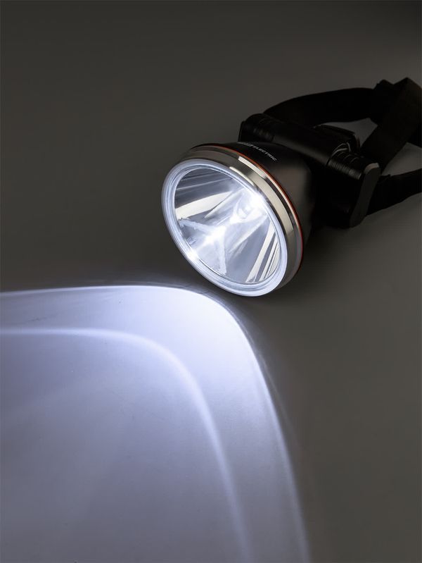 Фонарь «Налобный 14» аккум., 10 Вт LED, Li-Ion 3,7 В 4,8 А*ч, 550 лм, 230 В, TDM