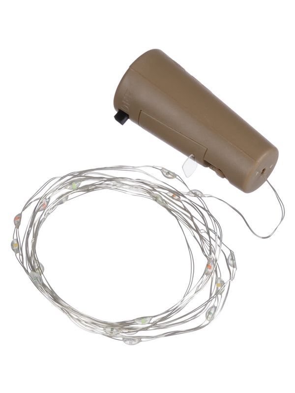 Гирлянда-пробка для бутылки «Роса20» 20LED, 2м, многоцветная, 3хAG13/LR44, TDM — изображение 5