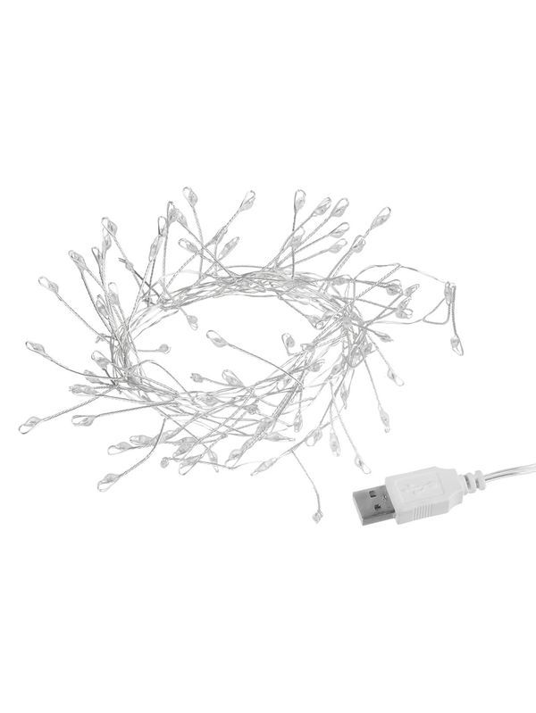 Гирлянда светодиодная «Самоцветы» 100LED, 2 м, RGB, USB, IP20, TDM — изображение 4