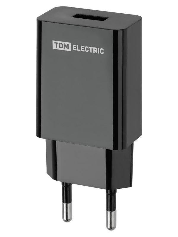 Сетевое зарядное устройство, СЗУ 6, Quick Charge 3.0, 3 А, 1 USB, черный, TDM — изображение 3