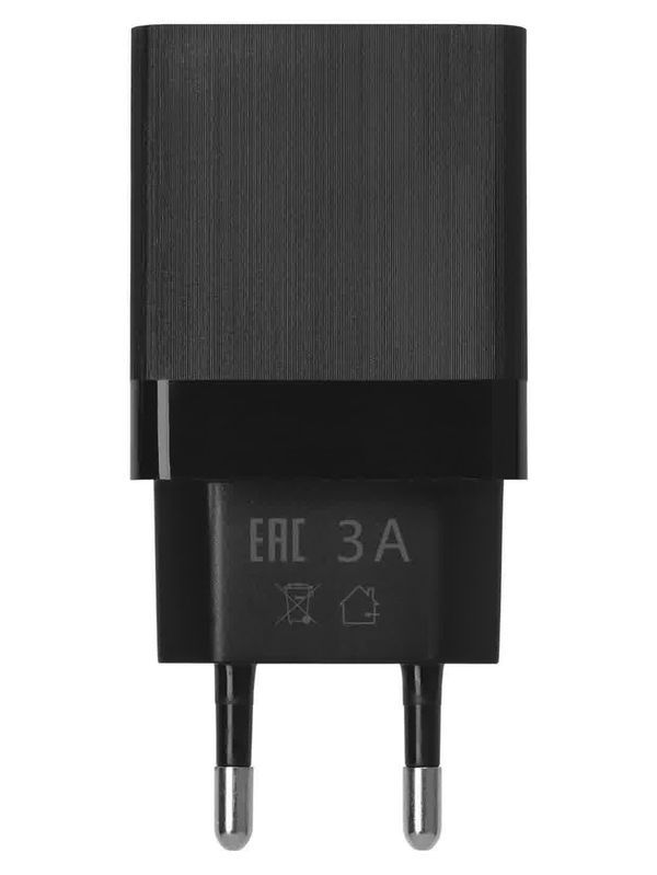 Сетевое зарядное устройство, СЗУ 8, Quick Charge 3.0, 3 А, 2 USB, черный, TDM — изображение 2