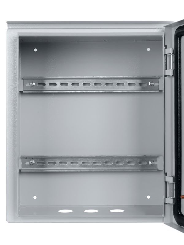 Корпус металлический ЩУ-МП (370х325х180) с окном IP54 Народный эконом
