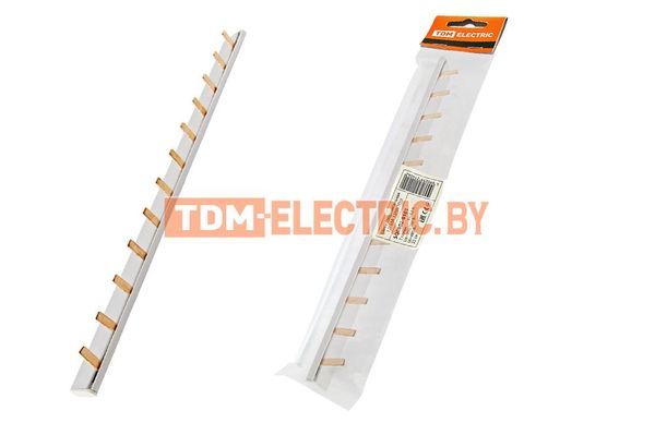 Шина соединительная 1П 63А PIN (штырь) 12PIN (инд. упак.) TDM SQ0802-0101